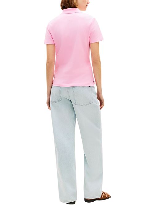 Polo slim fit in piquet Tommy Hilfiger | WW0WW43225TOR